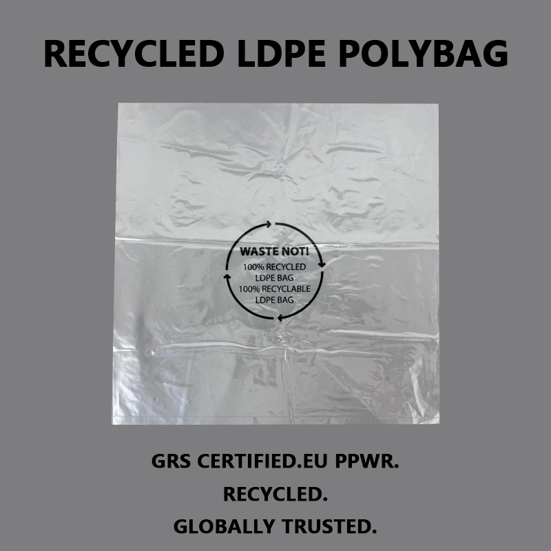 Torebka foliowa LDPE z recyklingu zyskuje na popularności w miarę ciągłego wzrostu popytu na opakowania zgodne z zasadami zrównoważonego rozwoju