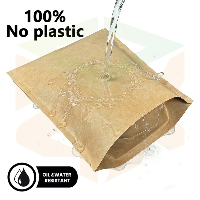 Niestandardowe logo Wodoodporne torby pocztowe z papieru pakowego