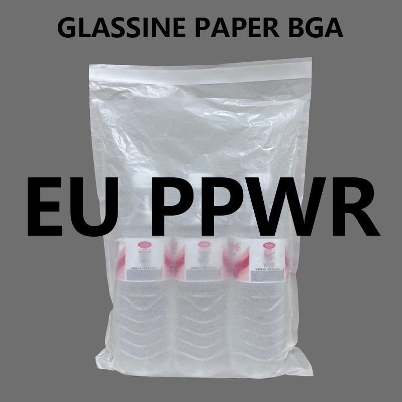 Niestandardowa torba papierowa z włókna szklanego, gotowa do stosowania w UE, 100% czystego papieru, opakowanie bez plastiku