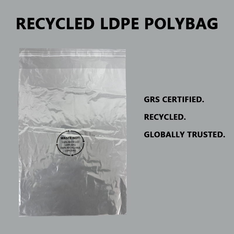 Torby polietylenowe z recyklingu LDPE z certyfikatem GRS