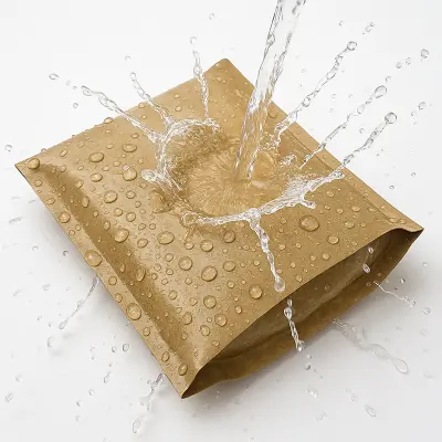 Kraft Paper Bage-podwójny pasek samoprzylepny